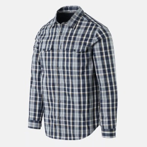 Рубашка Covert Concealed Carry Helikon, цвет Calm Blue Plaid
