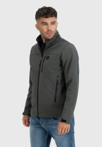 Куртка RENZO Softshell Vintage, цвет Dark Olive МОДЕЛЬ 3