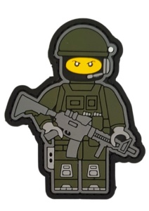 Шеврон LEGO Оператор с М4, олива