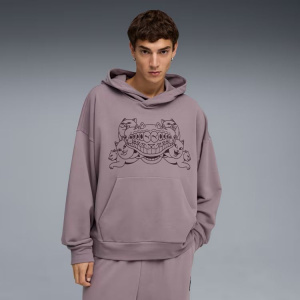 Толстовка M PUMA x RIPNDIP Boxy Graphic Puma, цвет Plum Jam