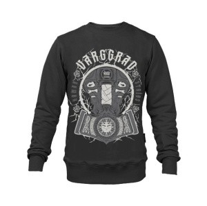 Свитшот Варгградъ «Молотом войн» (бн), цвет тёмно-серый