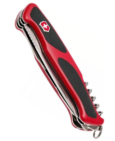 Нож перочинный Victorinox RangerGrip 55, цвет красныйчерный 5