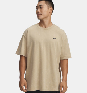 Футболка Heavyweight OS Logo Wash Under Armour, цвет Field Khaki