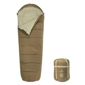 Спальный мешок Naturehike MJ600, молния справа, цвет коричневый