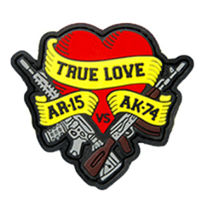 Патч True Love AR15 vs AK74