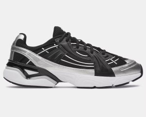 Кроссовки U Sola Under Armour, цвет Black White Metallic Silver