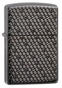 Зажигалка Zippo Armor Black Ice глянцевая, цвет черный