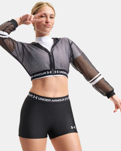 Кофта W HG Mesh FZ Under Armour, цвет Ultimate Black White