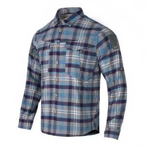 Рубашка Blue Label Longicorn Flannel EmersonGear, цвет Blue Gray