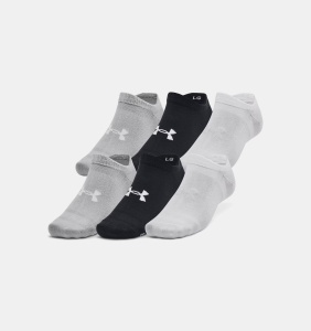 Носки Essential No Show (6 пар) Under Armour, цвет Black Gray