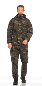 Костюм Горка-3 деми смес.Рип-стоп Huntsman, цвет Мультикам Black