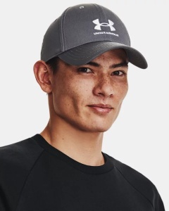 Бейсболка Branded Lockup Adj Under Armour, цвет Grey 3