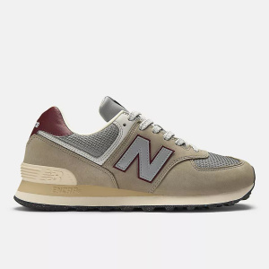 Кроссовки U 574 New Balance, цвет Arid Stone Monarch Burgundy