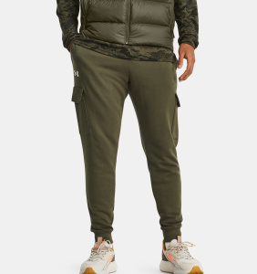 Брюки Rival Fleece Cargo Under Armour, цвет Green