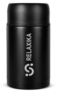 Термос для еды Relaxika 301 (1л), цвет черный