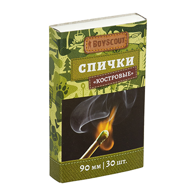 Спички костровые 90мм Boyscout (30шт.) 2