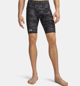 Шорты M HG Printed Lng Under Armour, цвет Black Castlerock