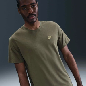 Футболка M NSW Club Nike, цвет Medium Olive Parachute Beige