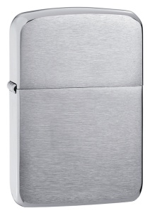 Зажигалка Zippo Replica, Brushed Chrome, цвет серебристый