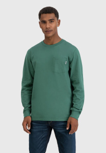 Лонгслив Grant pocket Vintage, цвет Bright Green 2