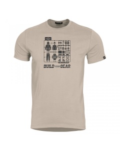 Футболка Ageron Build Your Gear Pentagon, цвет Khaki