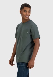 Футболка Gray pocket Vintage, цвет Grey Green МОДЕЛЬ 3