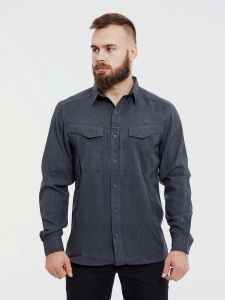KO-DGM-PO-0119Z Рубашка DEFENDER MK2 Gentleman Helikon, цвет Melange BlackGrey