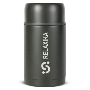 Термос для еды Relaxika 301 (1л), цвет хаки