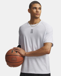 Футболка M Hoops Shooting Under Armour, цвет Halo Grey White Black