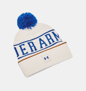 Шапка Halftime Pom Under Armour, цвет White Blue