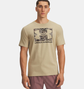 Футболка ABC Camo Boxed Logo Under Armour, цвет Field Khaki