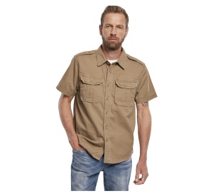 Рубашка Vintage shortsleeve Brandit, цвет Camel 2