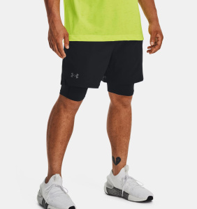 Шорты Vanish Woven 2in1 Under Armour, цвет Black