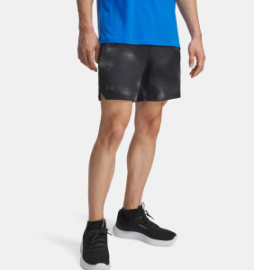 Шорты M Vanish Woven 6in Prnt Under Armour, цвет Black Grey