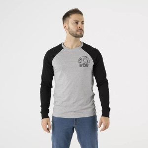 Лонгслив Old School Helikon, цвет Mid Grey Melange