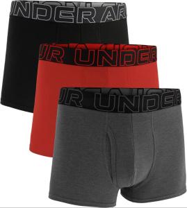 Трусы Men's Performance Cotton 3 (3 pack) UA, цвет Grey Red