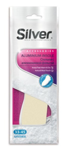 Стельки Silver Aluminium Isole (шерсть изоляция) (р.33-45)