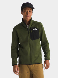 Кофта M Crest FZ TNF, цвет Woodland Green TNF Black
