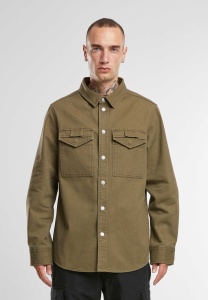 Рубашка Heavy Twill Brandit, цвет Olive модель 2