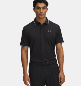 Поло Playoff 3.0 Rib Under Armour, цвет Black