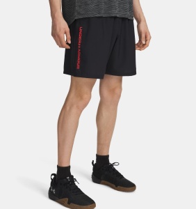 Шорты M Woven Wdmk Under Armour, цвет Black Red