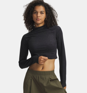 Лонгслив W Meridian Suede Effect Under Armour, цвет Black
