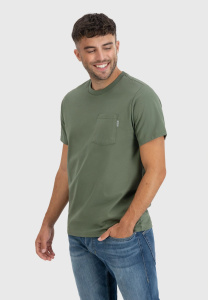 Футболка Gray pocket Vintage, цвет Drab МОДЕЛЬ