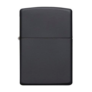 Зажигалка Zippo с покрытием Black Matte, цвет черный, матовый