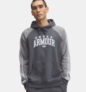 Толстовка Rival Flc CB Under Armour, цвет Grey