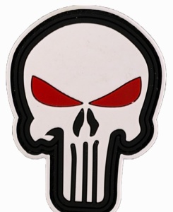 Punisher на белом фоне