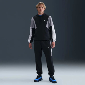 Костюм M Club Fleece Hooded Nike, цвет Black Smoke Grey
