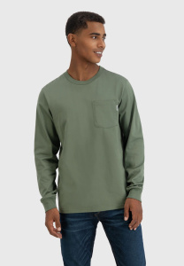 Лонгслив Grant pocket Vintage, цвет Drab МОДЕЛЬ