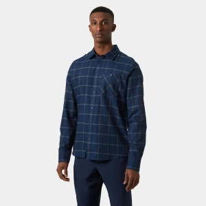 Рубашка AKER FLANNEL HH, цвет Ocean Sierra