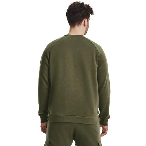 Толстовка Rival Fleece Crew Under Armour, цвет Green 2